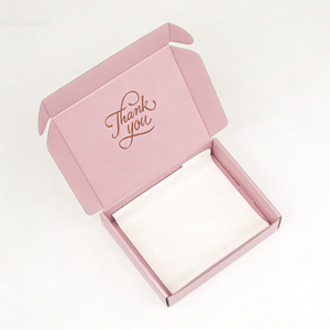 Cajas de Envío Personalizadas de Papel Reciclado Rosa Intenso, Impresión de Cajas de Embalaje, Cajas de Envío con Etiqueta Privada - Product Image 1