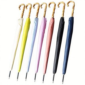 Parapluie Droit Moderne Créatif en Tube de Fer à Ouverture Manuelle avec Longue Poignée, Coupe-Vent, Idéal pour Cadeau d'Affaires, Voyage, Pluie et Soleil - Product Image 1