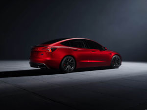 Tesla Model 3 d'occasion 2024, voiture électrique à énergie nouvelle, traction avant, boîte de vitesses automatique, conduite à gauche, sièges en cuir, jantes en alliage d'aluminium R21, couleur foncée - Product Image 3