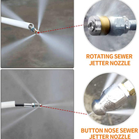 Kit de accesorios para lavadora a presión eléctrica de alta presión Karcher K, boquilla de chorro de manguera de agua para limpieza de tuberías de alcantarillado