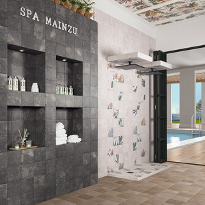 Piastrelle in Pietra Lavica di Bali 60x60 Cm, Grigio Naturale per Pavimentazione Interna ed Esterna - Product Image 5
