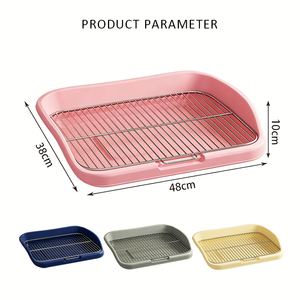 Bandeja Sanitaria <span class=keywords><strong>para</strong></span> Cachorros, Estructura de Malla Estable y Removible, Inodoro de Entrenamiento <span class=keywords><strong>para</strong></span> <span class=keywords><strong>Perros</strong></span> Pequeños y Medianos - Product Image 2
