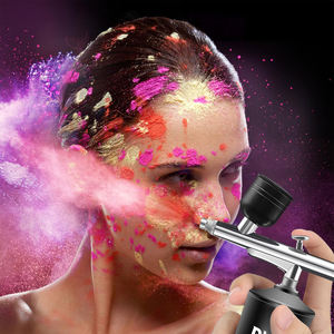 PMU BEAUTY <span class=keywords><strong>Aérographe</strong></span> portable rechargeable sans fil avec compresseur Peinture non colmatante Sourcils Nail Art MakeupAir Brush Machine - Product Image 5