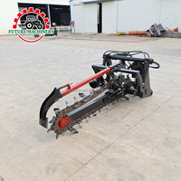 Máquina de Cavar Zanjas con Cadena para Tractor PTO, Uso Agrícola y de Construcción, Equipo de Excavación de Zanjas de Grado Industrial y Duradero