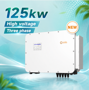 Convertisseur hybride Solis S6-EH3P125K10-NV-YD-H 125 kW triphasé 380 V haute tension pour stockage d'énergie solaire - Product Image 1