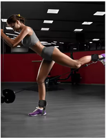 Attaches de câble de confort réglables pour les femmes de gymnastique Extensions de jambes antidérapantes avec sangles de cheville Accessoires de machine à câble