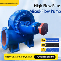 Système d'irrigation agricole 35 CV avec pompe à volute à flux mixte haute pression
