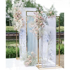 Arco de Metal Dorado para Decoración de Eventos, Soporte de Flores de Acero Inoxidable para Fondo de Boda - Product Image 5