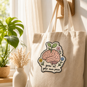 Gran Oferta: Pins de Metal Esmaltados Motivacionales al por Mayor, con Diseños de Dibujos Animados, Flores y Cerebro, para Decoración y Salud Mental - Product Image 2