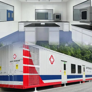 ห้องปฏิบัติการเคลื่อนที่แบบตู้คอนเทนเนอร์ รถแล็บ PCR ห้องปฏิบัติการวิจัยเคลื่อนที่อัจฉริยะ แบบอัตโนมัติ - Product Image 4