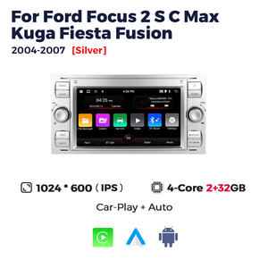 Navifly, el más nuevo sistema Android 1024*600, pantalla táctil, estéreo de coche de 4 núcleos para Ford Focus 2 S <span class=keywords><strong>C</strong></span> Max Kuga Fiesta Fusion 2004-2007 - Product Image 4