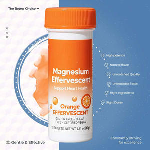Tabletas Efervescentes de Citrato de Magnesio Natural, Glicinato y Malato de Marca Privada OEM para el Apoyo de la Función Muscular y Nerviosa en Adultos - Product Image 6