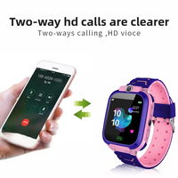 Reloj Inteligente Android Q12 para Niños con GPS, Pantalla TFT Cuadrada, Correa de Silicona, Resistente al Agua, Cámara y Función de Fotografía, 6.ª Generación