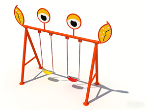 <span class=keywords><strong>Balançoire</strong></span> d'extérieur en métal en forme de crabe pour enfants, idéale pour les aires de jeux et les garderies - Product Image 3