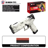 YIERLE Pistolet Lanceur de Flammes en Plastique Anti-Emmêlement, Modèle 3310D, avec Boîte Colorée, pour Enfants de 14 Ans et Plus