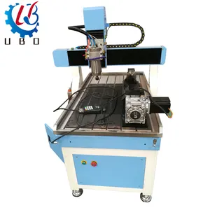 Mini 4 eksen 3 eksen 3D CNC Router ahşap Metal taş oyma gravür makinesi 6090 yan döner eksen