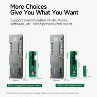 TDT TDT-1001 Inversor Inteligente BMS Universal 7S-16S FR-4 Lifepo4 100A 24V 48V CAN/RS485/BT PCB para Batería de Almacenamiento de Energía Solar