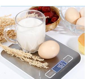 เครื่องชั่งน้ำหนักดิจิตอลอิเล็กทรอนิกส์แฟชั่นสแตนเลสสำหรับห้องครัว - Product Image 6