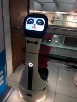 Pandabot Robot pengiriman makanan komersial restoran dialog cerdas dengan ChatGPT pelayan Robot untuk restoran kopi