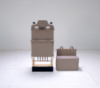 Reformer de Pilates compact et pliable en bois avec accessoires complets et roulettes silencieuses, idéal pour la maison et les petits studios d'entraînement
