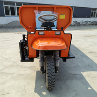 Tricycle Électrique de Chantier à Charge Lourde, Tricycle Électrique Benne Basculante 15km/h pour le Transport de Résidus Miniers en Tunnel - Vente Chaude