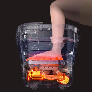 Bañera Plegable Portátil para Pies, Masajeador Eléctrico con Calefacción, Spa para Pies, Máquina de Masaje Plegable, Material ABS+TPE Impermeable IPX4 - Product Image 5