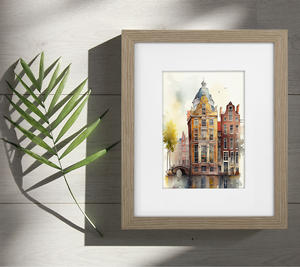 कारखाने प्रत्यक्ष थोक कस्टम 5x7 डेस्कटॉप चित्र प्रदर्शन फोटो फ्रेम लोहे की दीवार घुड़सवार लकड़ी फ्रेम - Product Image 4