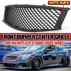 Rejilla Delantera de Coche con Diseño de Panal de Abeja G37 para Infiniti G37 Coupé de 2 Puertas 2008 2009 2010 2011 2012 2013, Parrilla de Parachoques Delantero para Carreras - Product Image 1