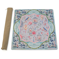 Tapis de table de Mahjong - 2 mm, polyester, caoutchouc naturel, anti-bruit, antidérapant, jeu américain, logo personnalisé, fournisseur en gros