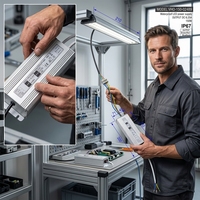 Transformateur 150W 120W AC100-265V DC5V 12V 24V, alimentation à tension constante étanche IP67 pour éclairage extérieur, homologué SAA ETL CE