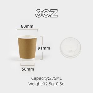 Wholesale Cheap Disposable <b>Container</b> Eco Friendly Bucket 12oz Take Out Kraft Paper Soup Bowl with Plastic Lid - Product Image 4