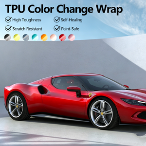 <span class=keywords><strong>Film</strong></span> de protection de peinture PPF coloré en TPU auto-réparateur de haute qualité pour carrosserie de voiture, durable, résistant aux rayures, protection UV, 6 ans - Product Image 2