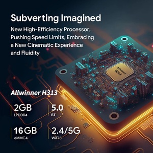 กล่องทีวีสตรีมมิ่งมัลติมีเดีย Mortal Smart รุ่น Global ระบบ Android 13 ชิปประมวลผล Allwinner H313 รองรับ Google Assistant WiFi 2.4G/5G ความละเอียด 4KHD รุ่น Q1 - Product Image 6