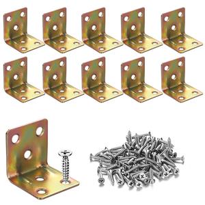 Fabricant OEM Vente en gros Support d'estampage de métal de précision <span class=keywords><strong>Coin</strong></span> de support à angle droit en forme de L - Product Image 5