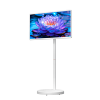Pantalla de monitor de 32 pulgadas, pantalla táctil de señalización Digital, Android 15, 4 + GB 128, pantalla de TV inteligente, pantalla de monitor de TV portátil con cámara