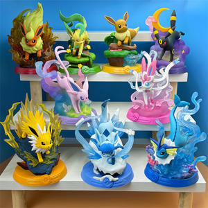 Kawaii 9 pz/set bambola della famiglia Sylveon <span class=keywords><strong>Espeon</strong></span> umreon mistero pokemonly Action Figure avventura Eevee scatola cieca per regalo per bambini - Product Image 3