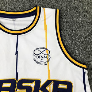 Maillot de basket-ball des équipes de haute qualité cousu maillots de basket-ball de sport pour hommes - Product Image 4