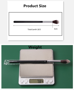 Pennello evidenziatore affusolato professionale pennelli trucco sfumato per zigomo evidenziazione miscela Bronzer contorno fard - Product Image 6