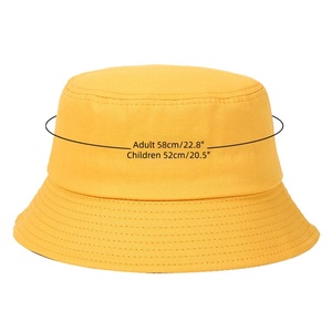 Chapeaux Bob en Coton Personnalisés OEM ODM avec Logo pour Enfants, Bébés, Design Unique, Deux Couleurs, Chapeau de Pêche et Randonnée Extérieur Noir pour Enfants - Product Image 5
