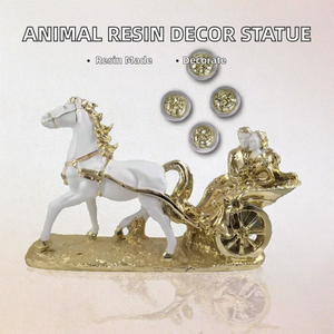 Statues d'animaux en résine écologique Niulai 2024, art populaire, peintes à la main, pour la décoration de la maison et des hôtels, meubles de salon - Product Image 2