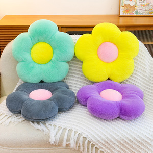 Coussin de dossier en peluche fleur tournesol super doux 35/50cm, idéal pour fenêtre en <span class=keywords><strong>baie</strong></span>, siège de chambre, décoration de chambre - Product Image 4
