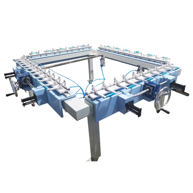 Customized Pneumatic Screen Mesh Stretching Machine Serigraph Stretcher Tensioning Machine