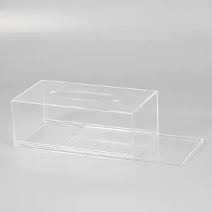 Прозрачный изготовленный на заказ акриловый ящик для салфеток держатель для салфеток коробки для салфеток в семейном ресторане