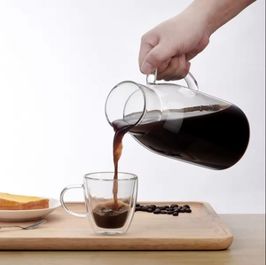 Échantillon Gratuit : Cafetière à Froid Hermétique Personnalisée 1,5 L avec Bec Verseur, <span class=keywords><strong>Carafe</strong></span> en Verre et Filtre en Acier Inoxydable - Product Image 5