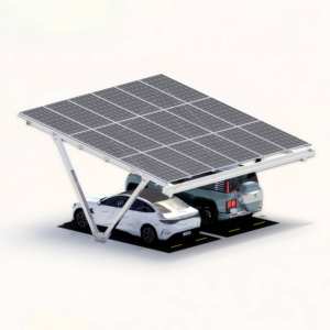 Supports de montage en alliage d'aluminium pour carport solaire haute performance, pour véhicules électriques résidentiels et stations de recharge de véhicules électriques - Product Image 2