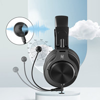 Casque filaire A71D avec microphone détachable, casque de studio pour DJ Gaming Mobile, ordinateur, vente à chaud en usine