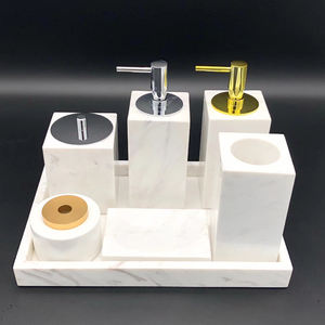 Ensemble d'accessoires de toilette en marbre en gros - Product Image 4