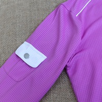 Últimos Modelos de Ropa Deportiva, Sudadera con Cierre de Cremallera Media, Manga Larga para Correr, Logotipo Bordado Personalizado, Polo de Golf para Mujer con Cierre de Cremallera Cuarto
