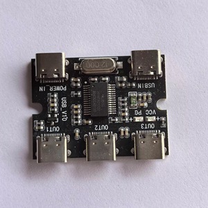 USB <b>Hub</b> 4 Port USB 2.0 Type <b>C</b> With Power Input For Raspberry Pi 4 5 Expansion Module - Product Image 1