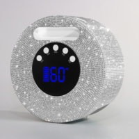 Vente en gros 54W Lampe à ongles UV rechargeable en diamant avec strass Traitement flash sans fil Séchoir à vernis à ongles en gel avec lumière UV